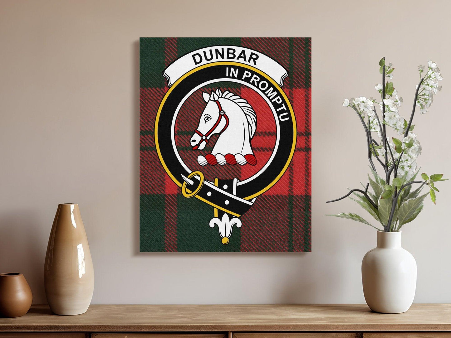 Dunbar In Promptu Horse Crest Wall Art Decor Product