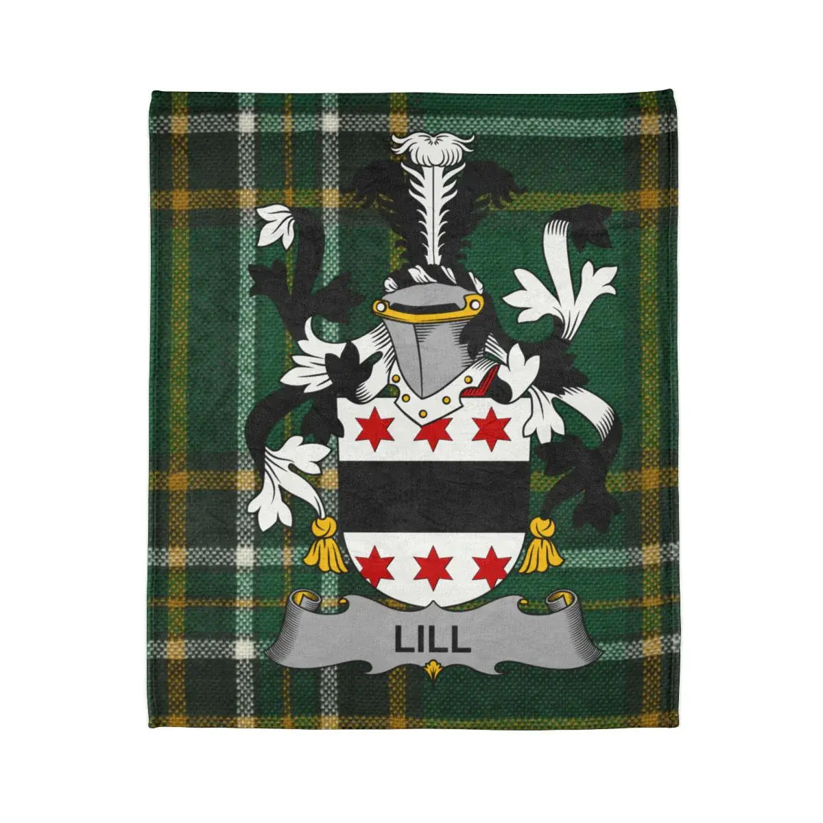 Lill Family Crest Tartan Blanket Unique Product