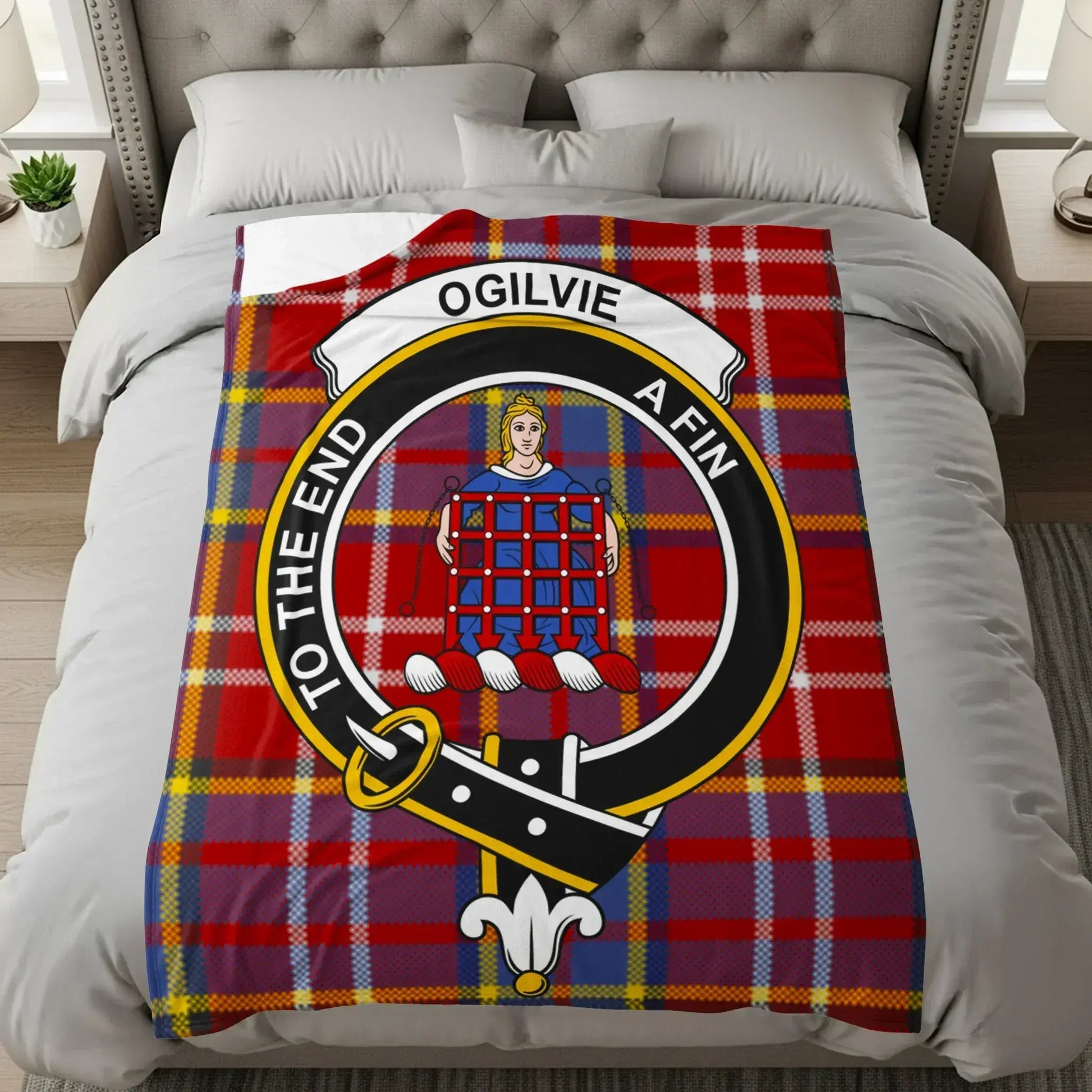 Ogilvie To The End A Fin Tartan Blanket product type