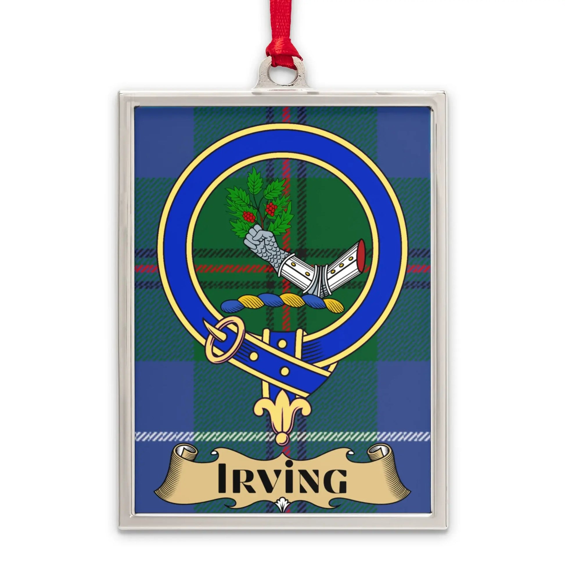 Irving Tartan Plaid Pattern Print Ornament product