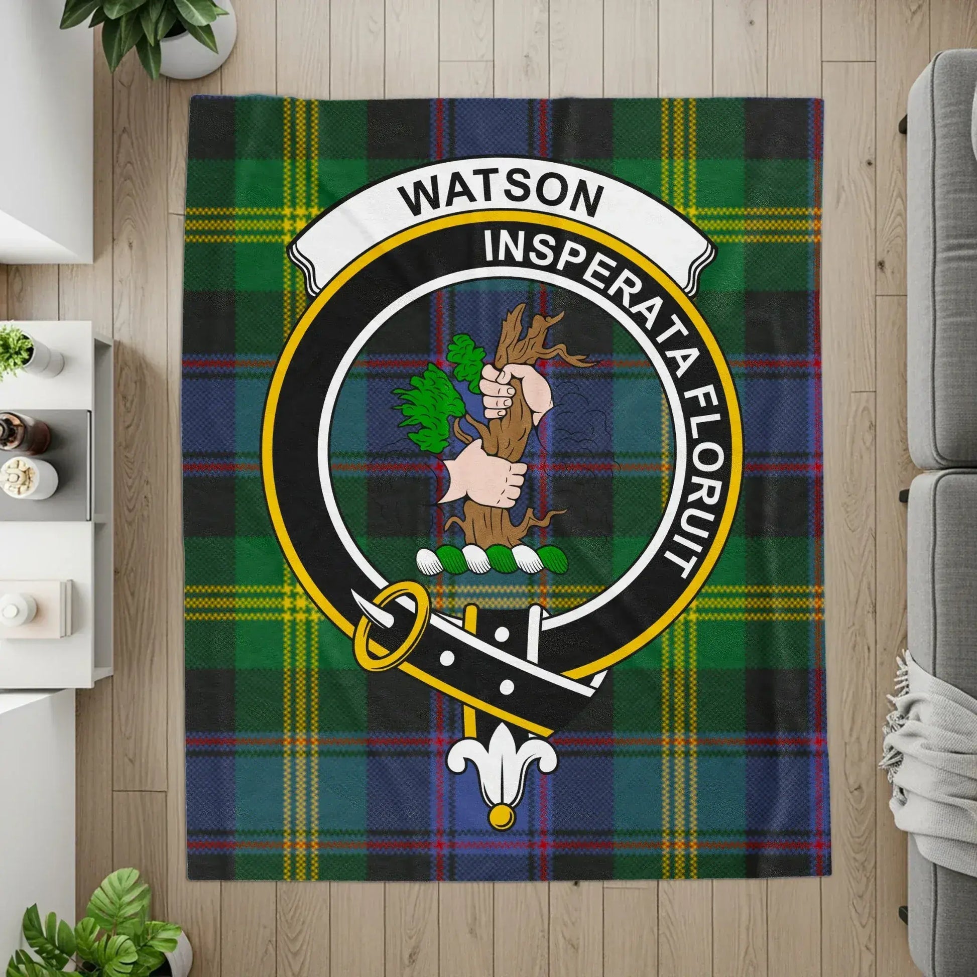 Watson Insperata Floruit Tartan Blanket product type