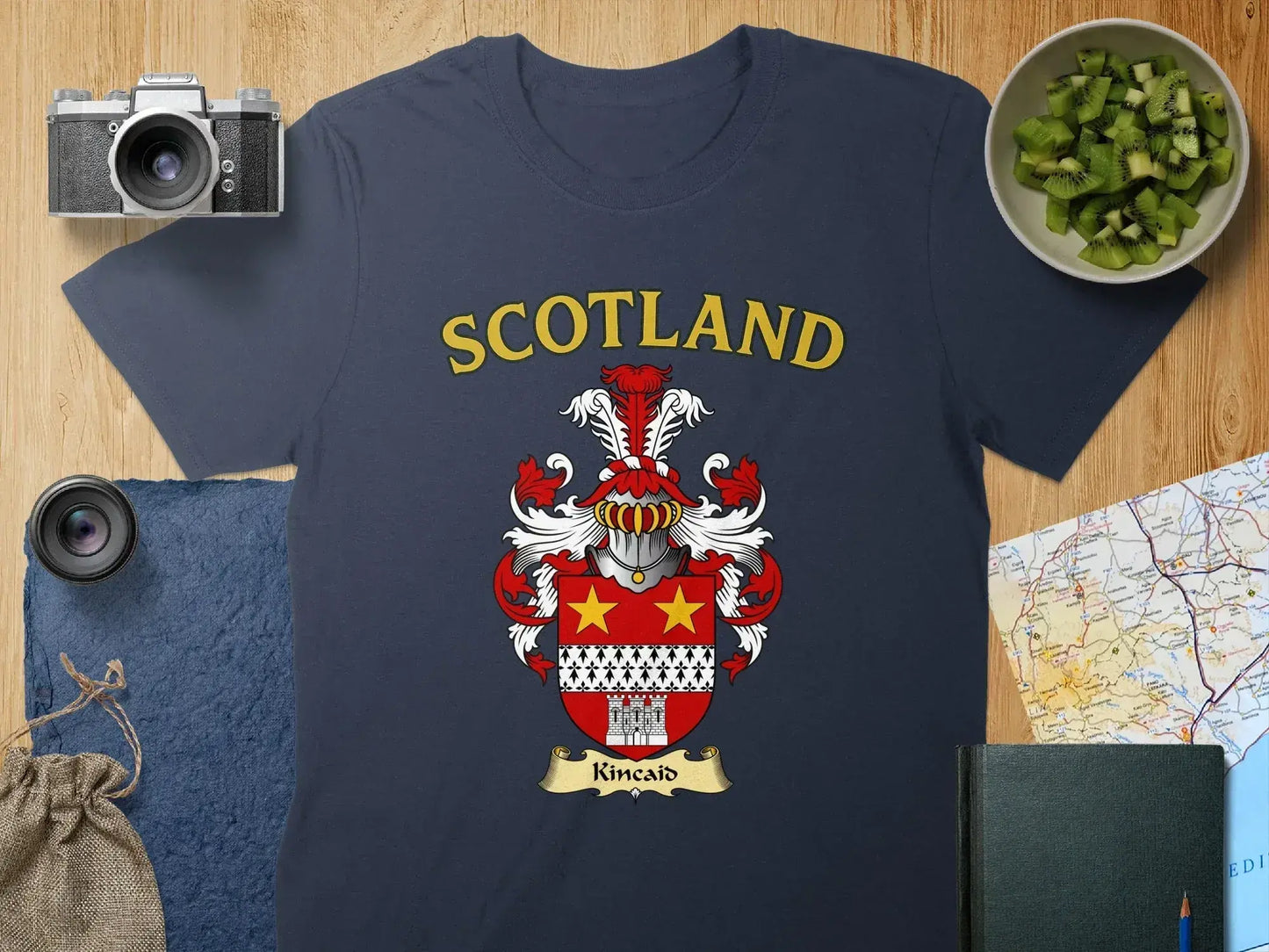 Scotland Kincaid Coat of Arms Heritage T-shirt product type