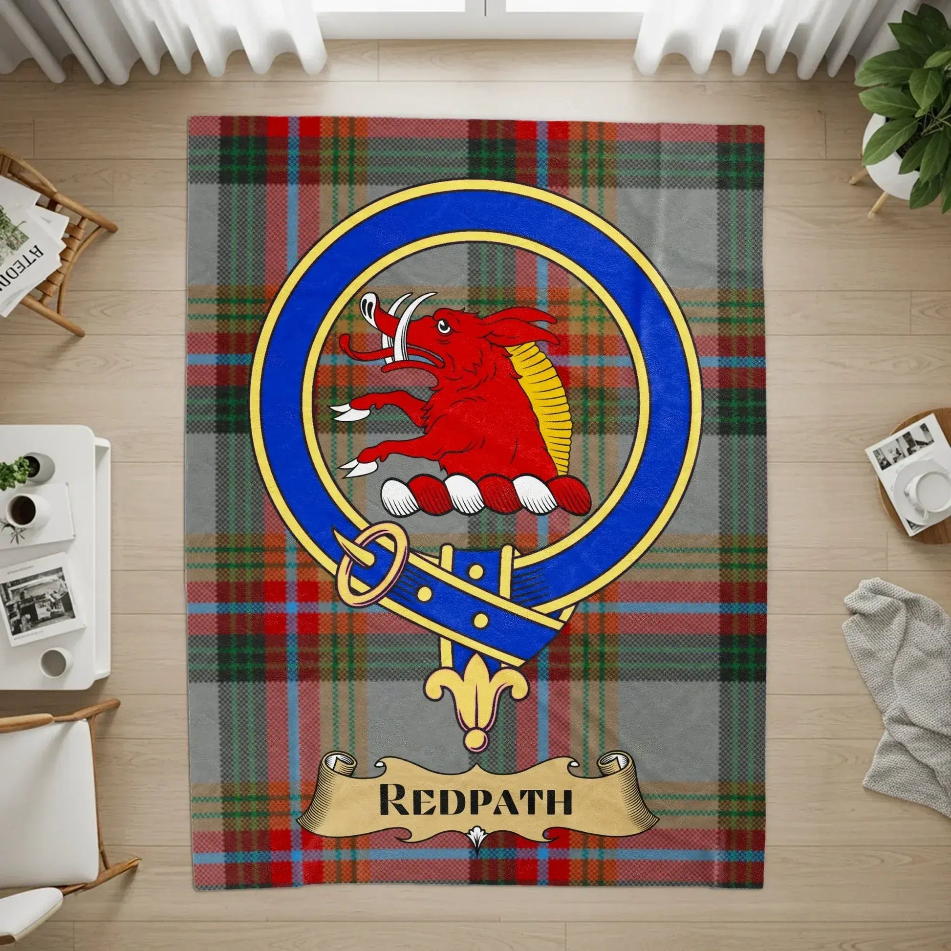 Redpath Tartan Plaid Design Premium Rug product