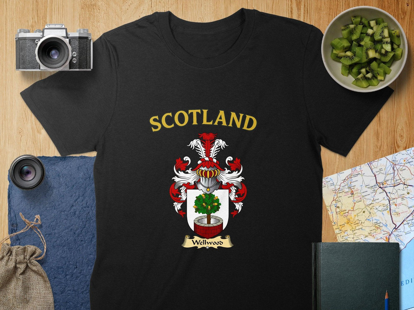 Scotland Wellwood Family Crest T-Shirt product type