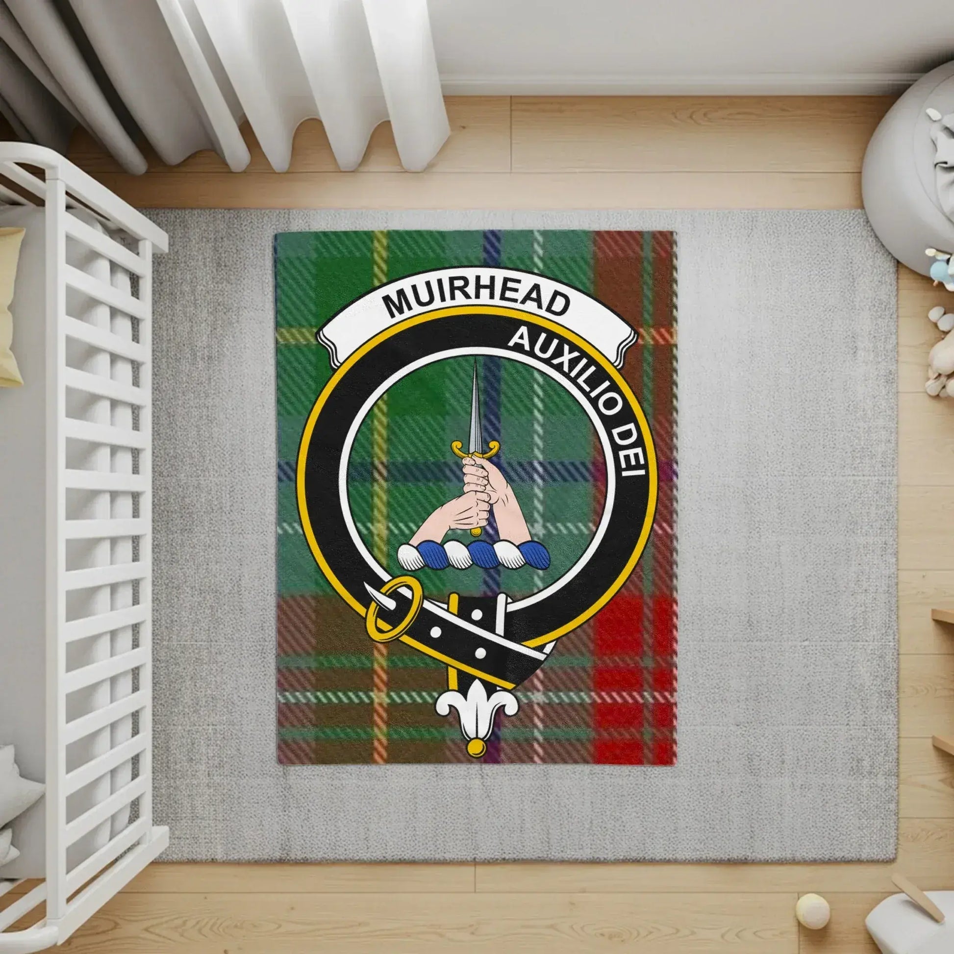 Muirhead Auxilio Dei Crest Tartan Family Home Decor product