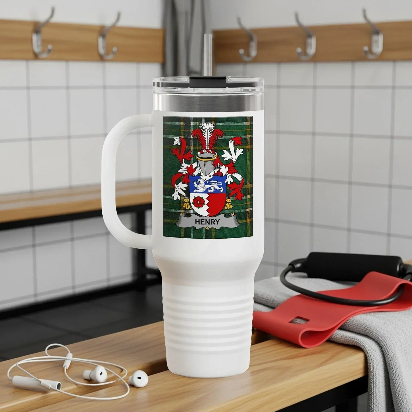 Henry Custom Family Crest Insulated Mug product
