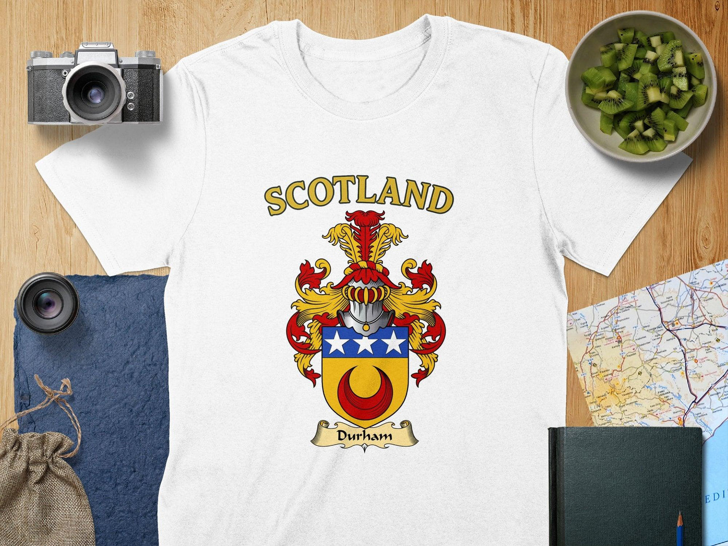 Scotland Durham Crest Graphic T-Shirt product