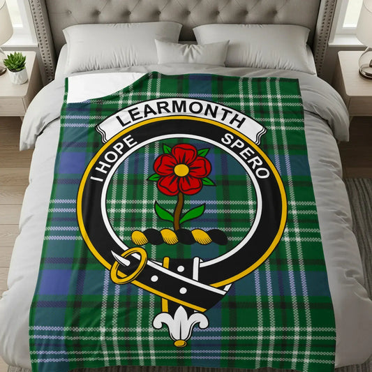 Learnmonth I Hope Spero Tartan Design Fleece Blanket product