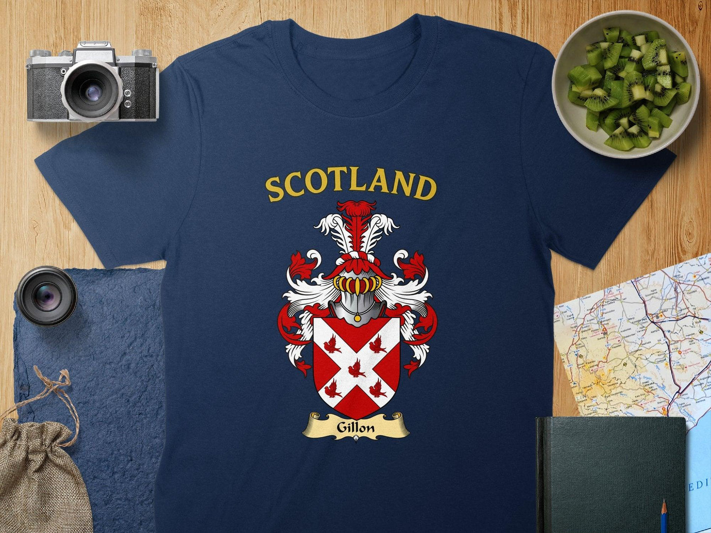 Scotland Heritage Crest Family Name T-Shirt product