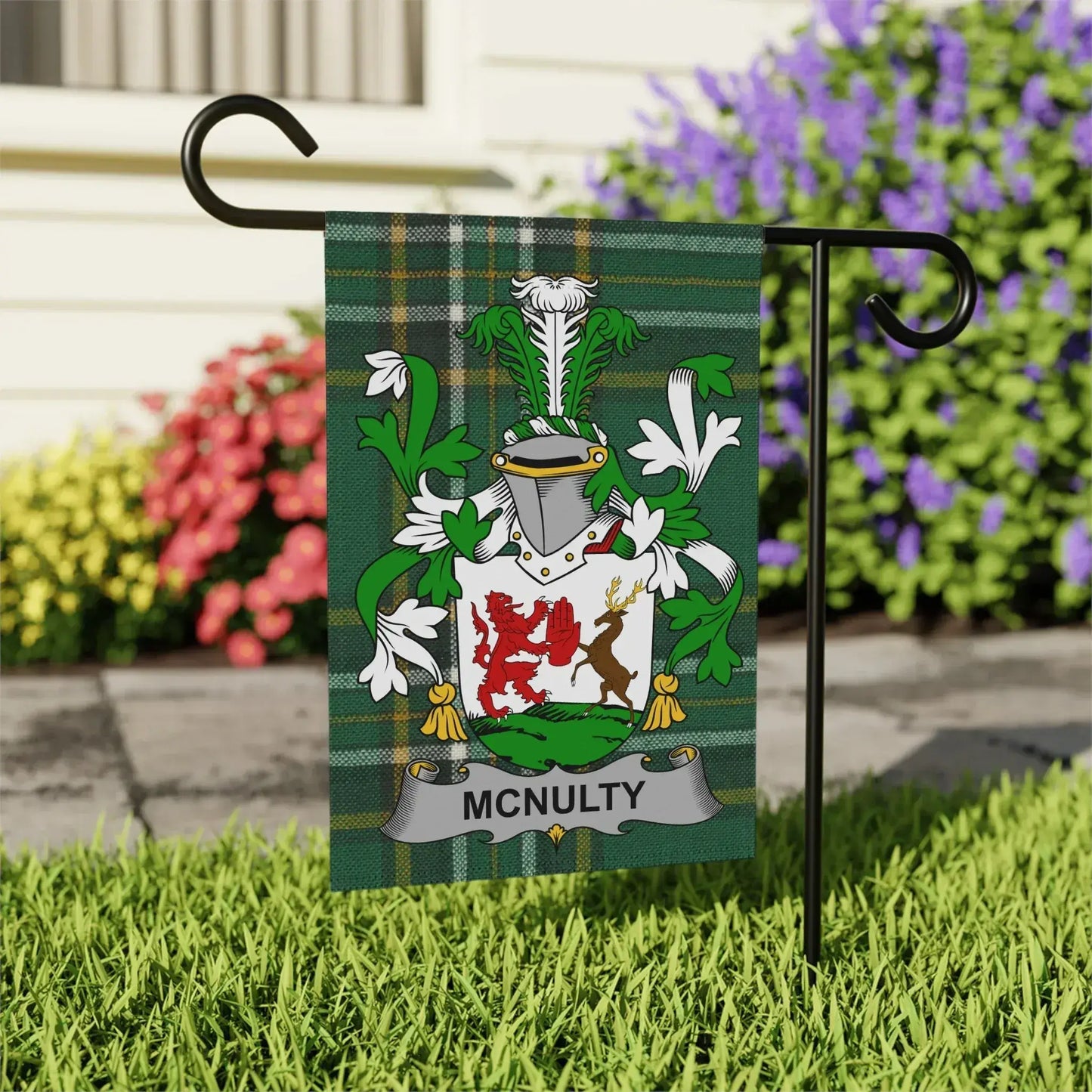 McNulty Family Crest Outdoor Garden Flag product