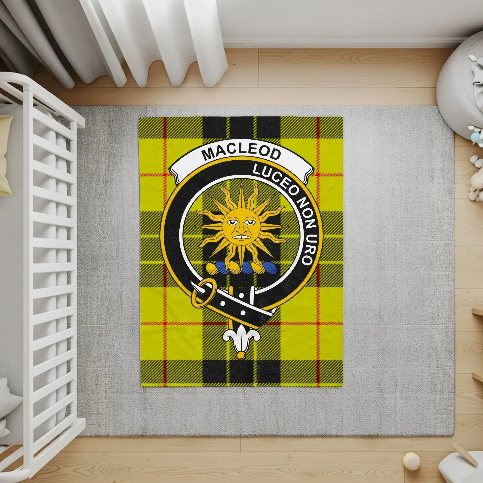 Macleod Luceo Non Uro Emblem Plaid Design Rug product