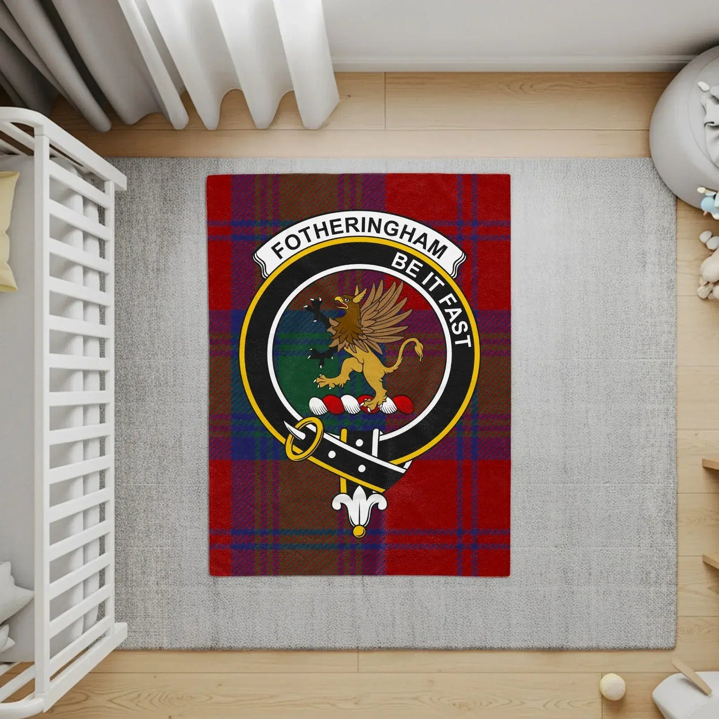 Fotheringham Be It Fast Plaid Design Rug product