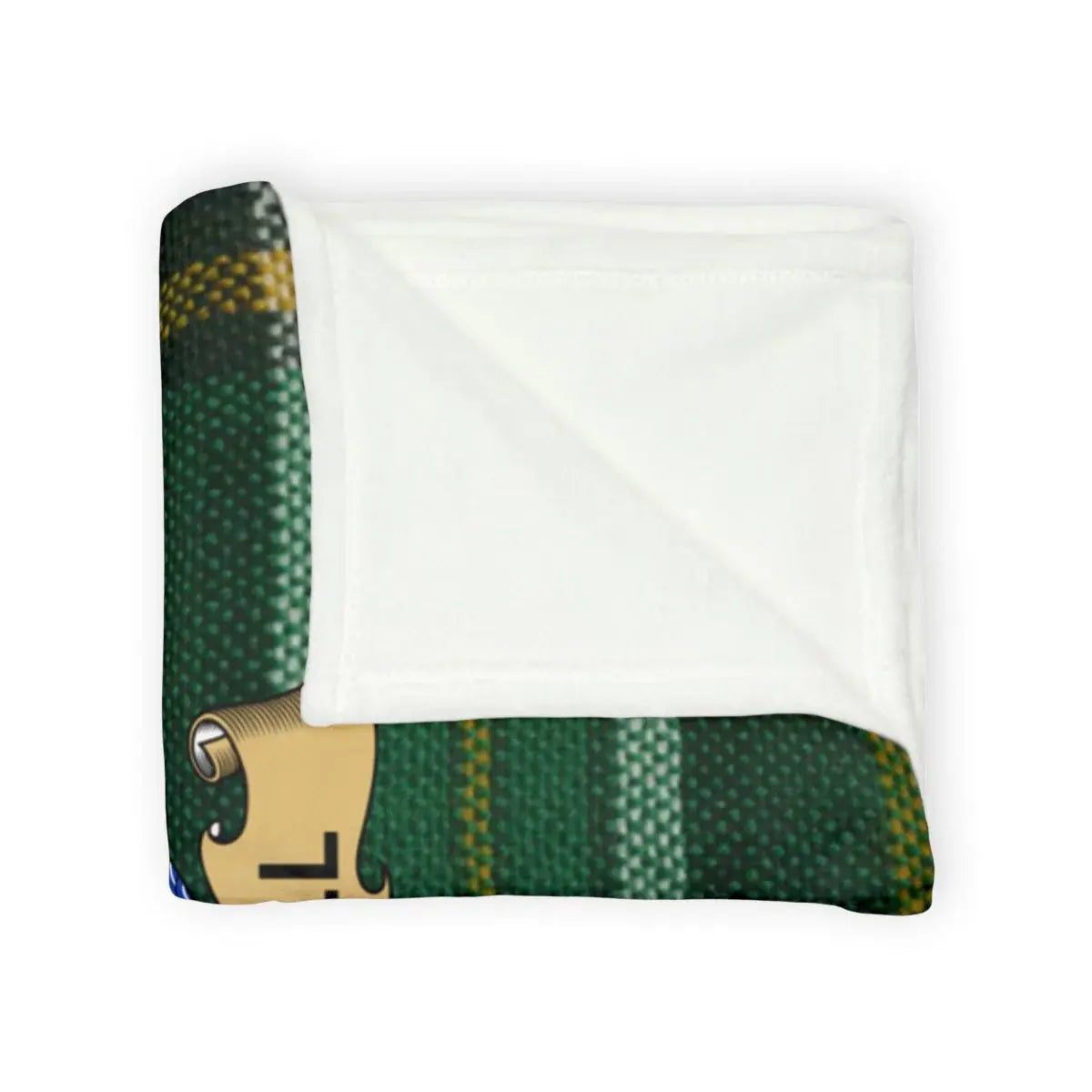 Cozy Green and Yellow Plaid Design Throw Blanket product type