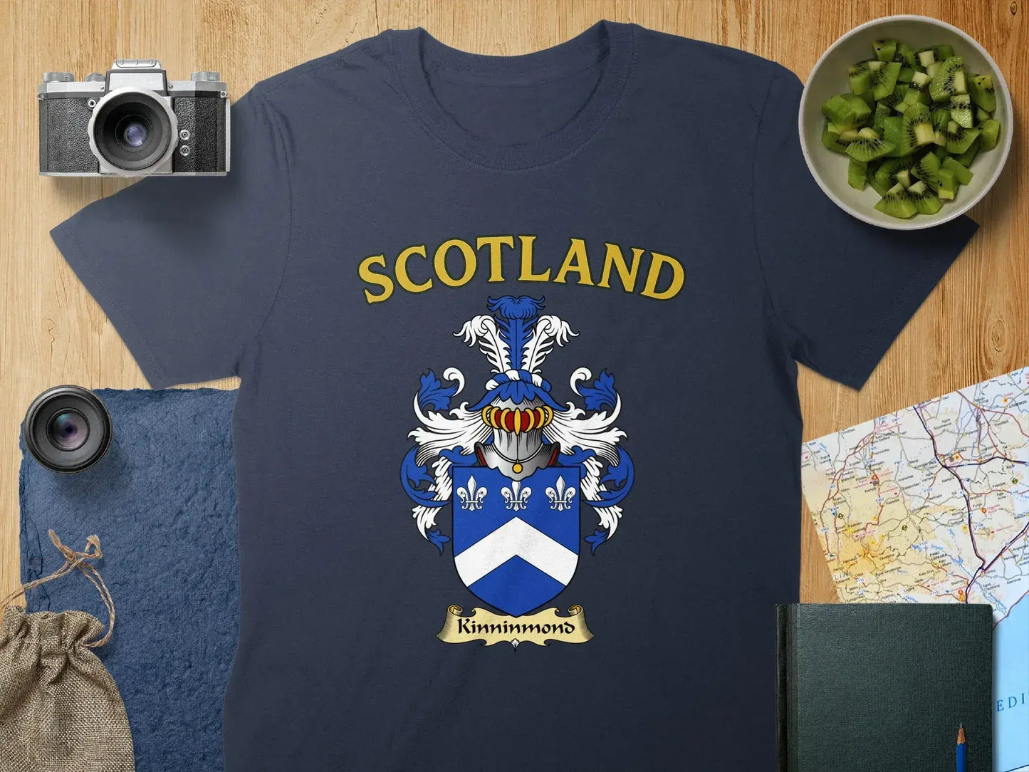 Scotland Kinnimonnd Crest Graphic Print T-Shirt product