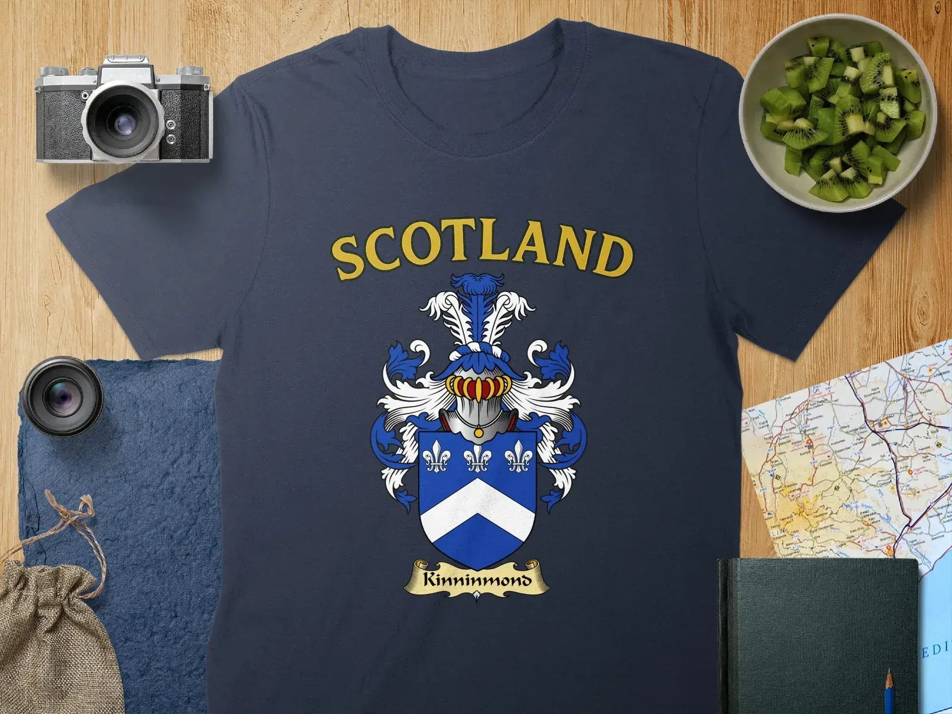 Scotland Kinnimonnd Crest Graphic Print T-Shirt product