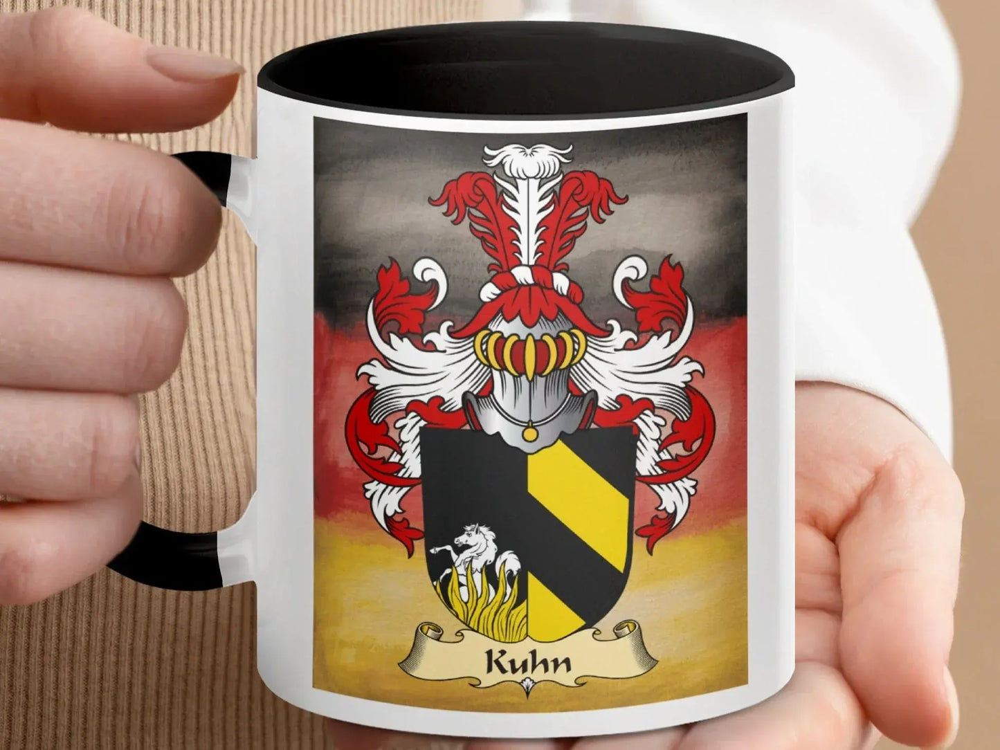 Family Crest Colorful Shield Design Mug product