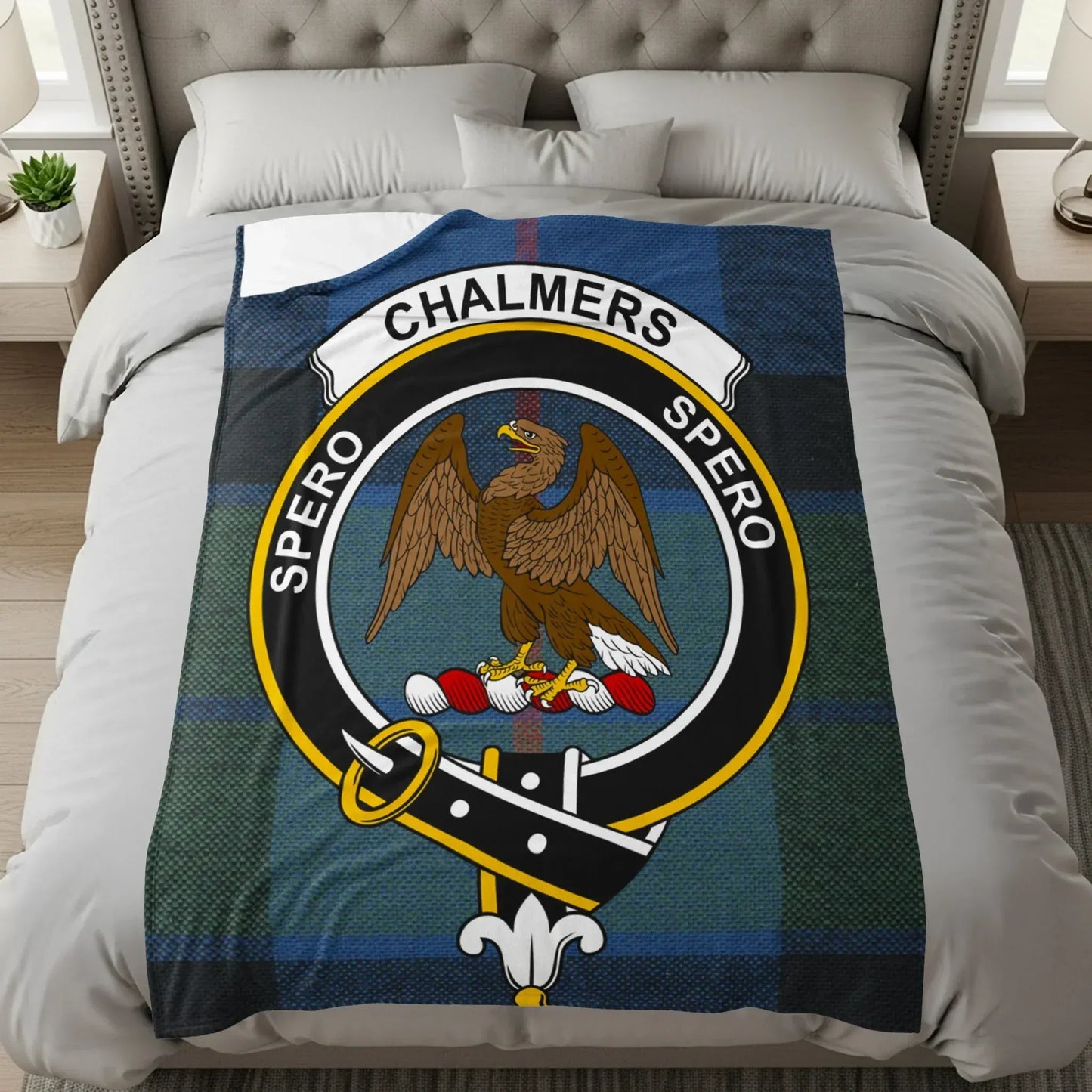 Chalmers Spero Spero Eagle and Crest Blanket product