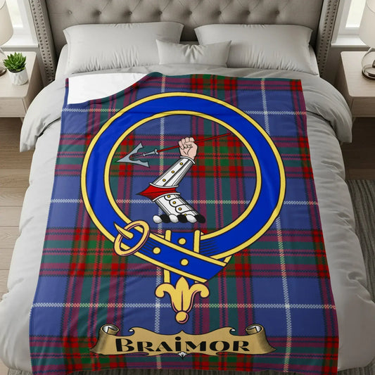Braimor Tartan Design Cozy Blanket product type