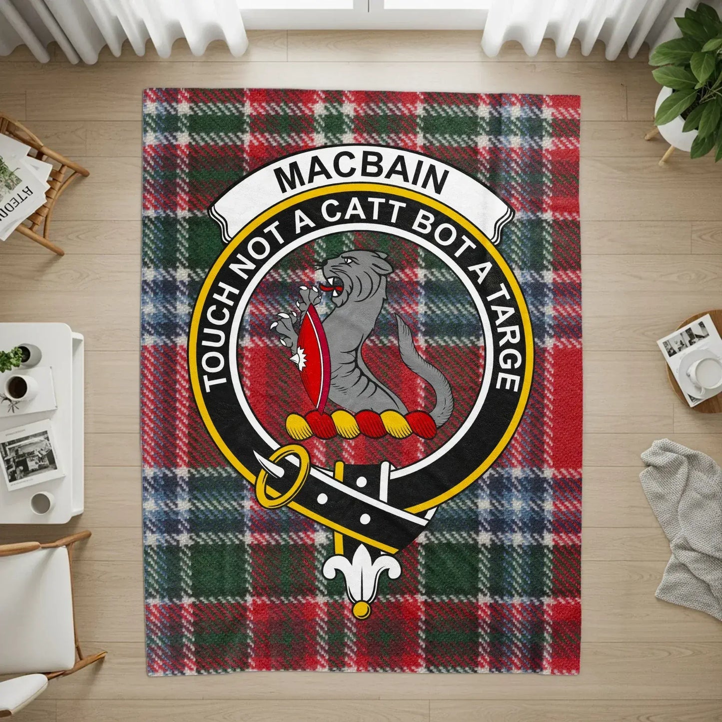 MacBain Touch Not A Catt Bot A Targe Design Rug product