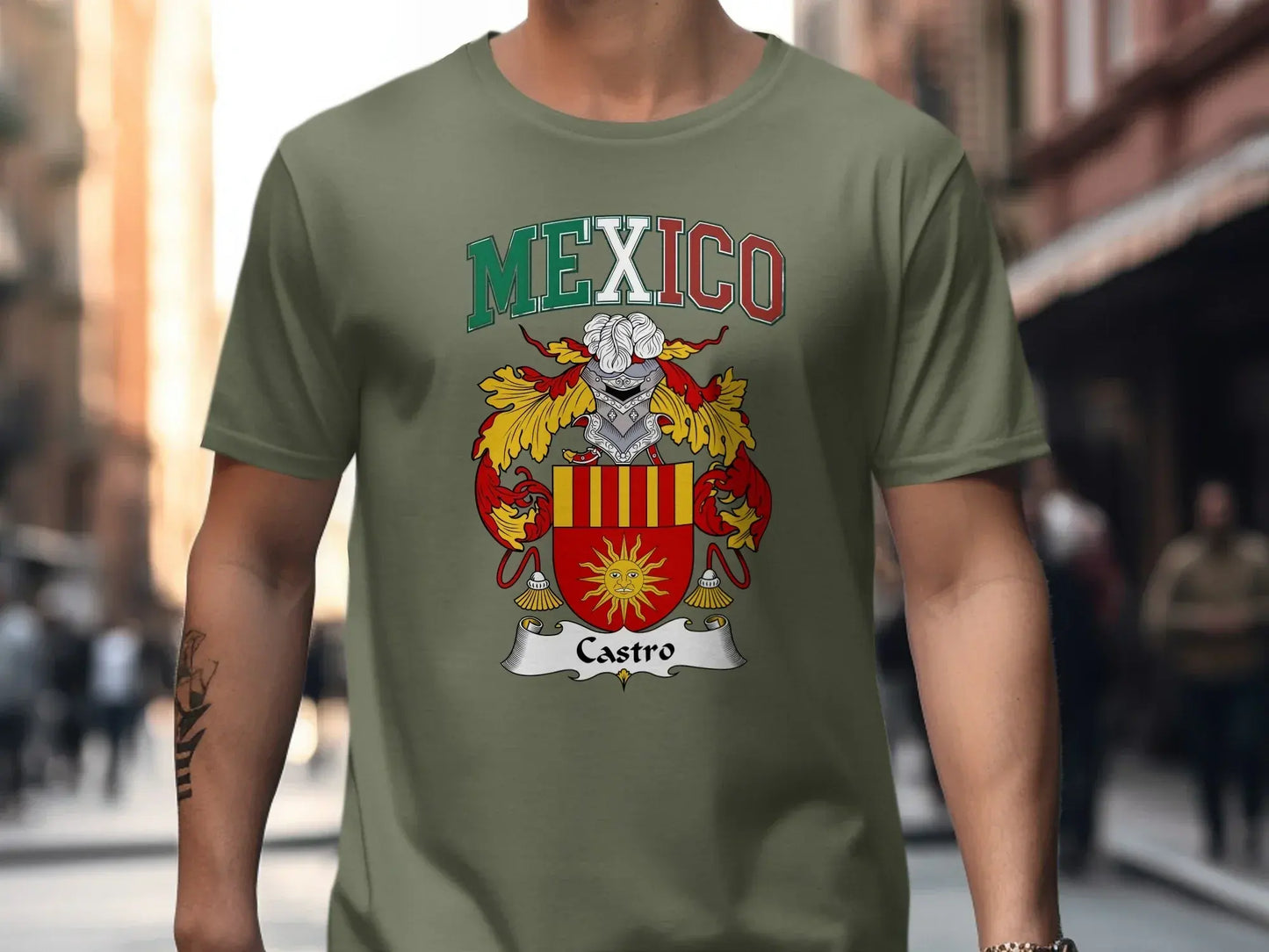 Mexico Castro Family Crest Design T-shirt product