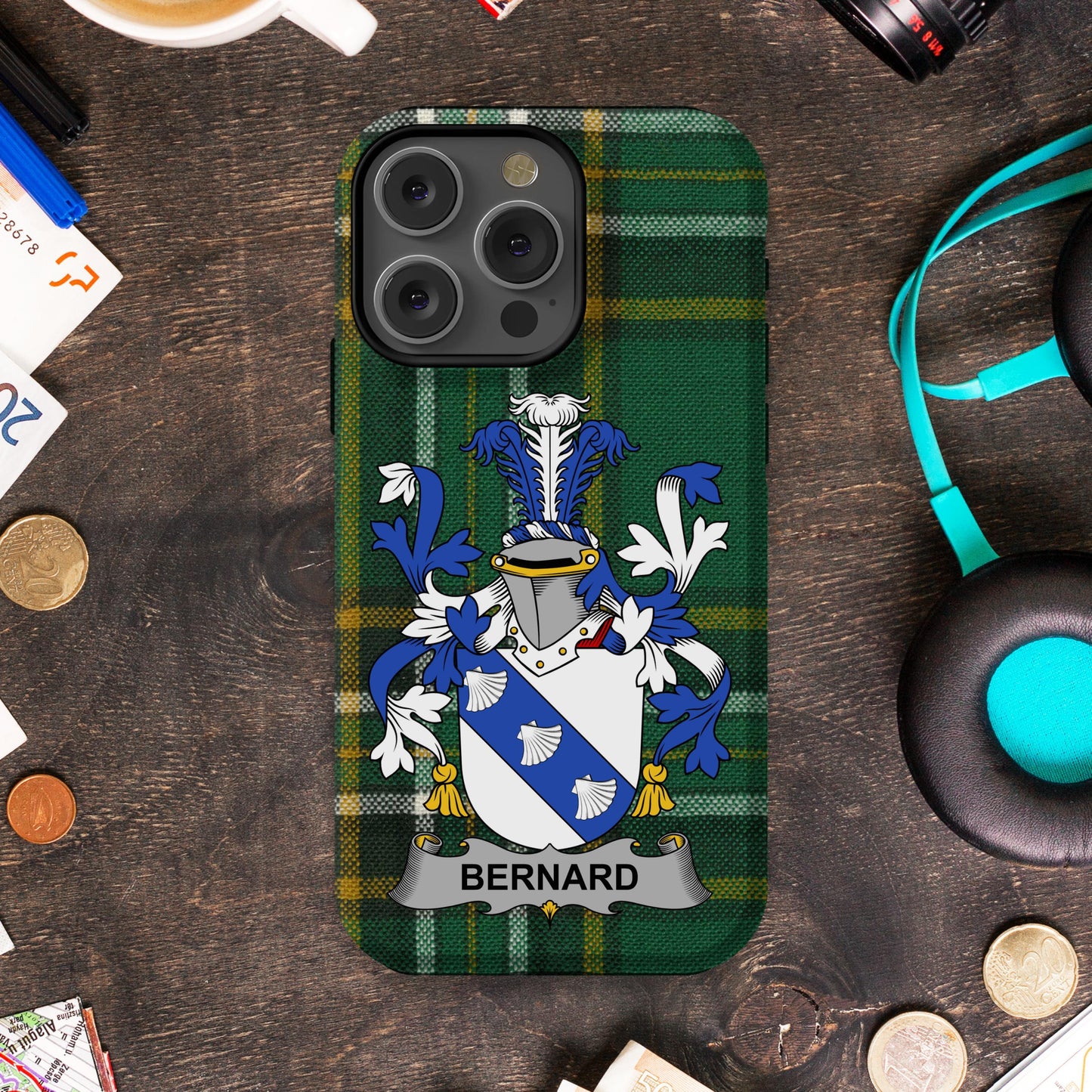 Custom Family Crest Phone Case with Name Product