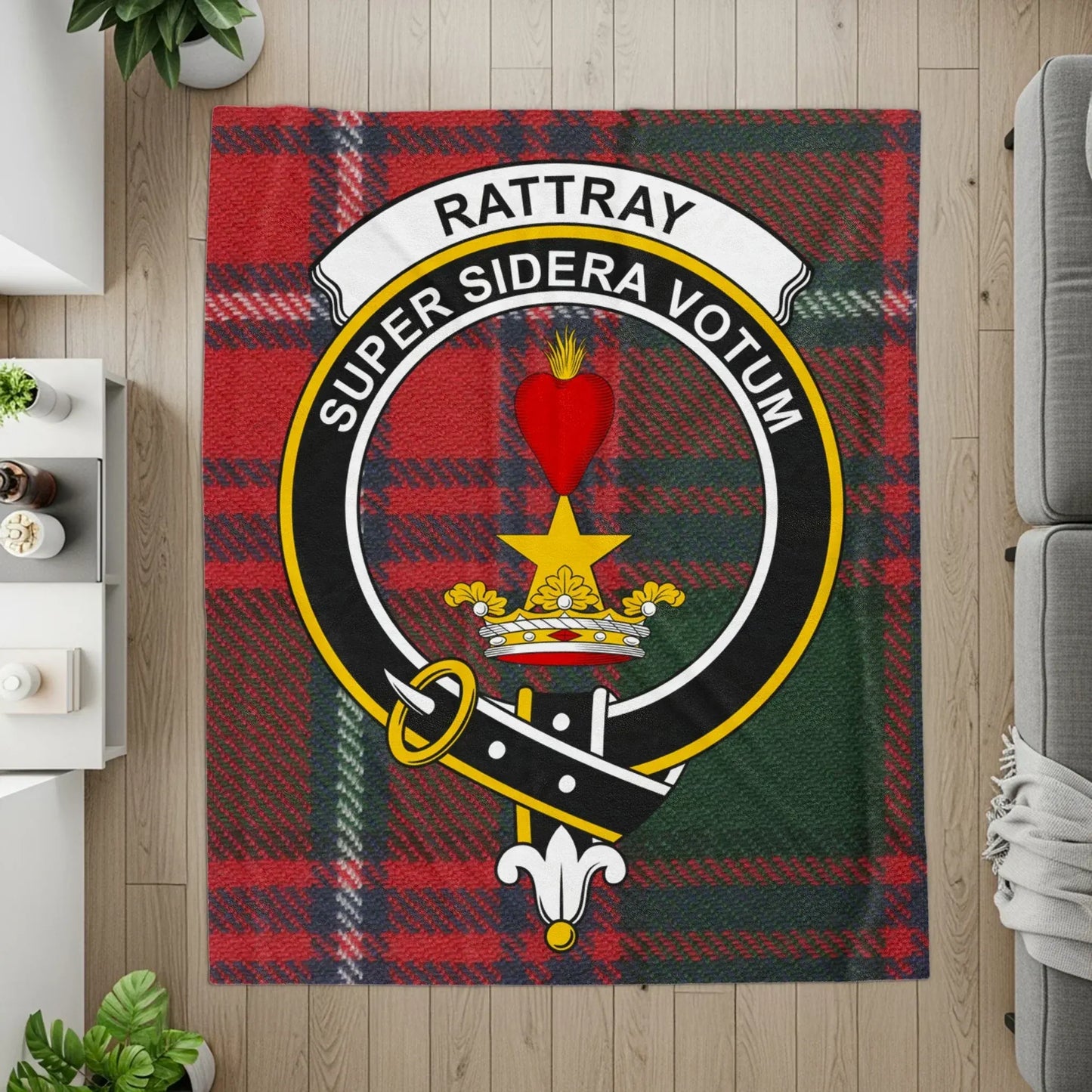Rattray Super Sidera Votum Tartan Pattern Blanket product