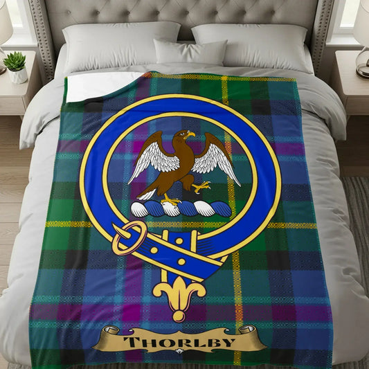 Personalized Family Heritage Crest Blanket product
