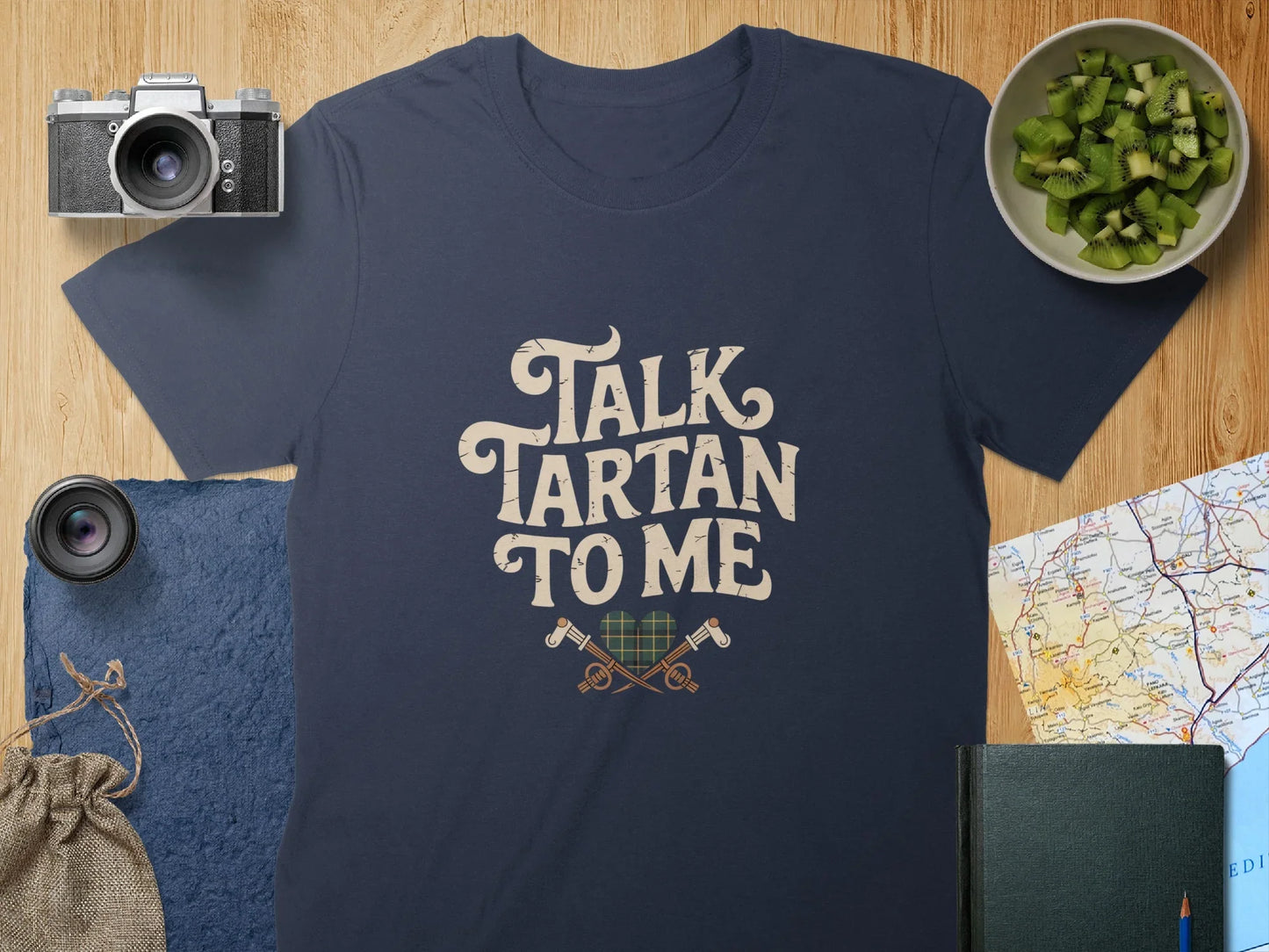 Talk Tartan To Me Custom Graphic Tee product type