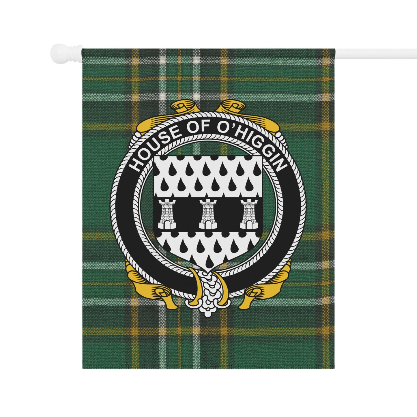 House of O'Higgin Tartan Pattern Decorative Banner