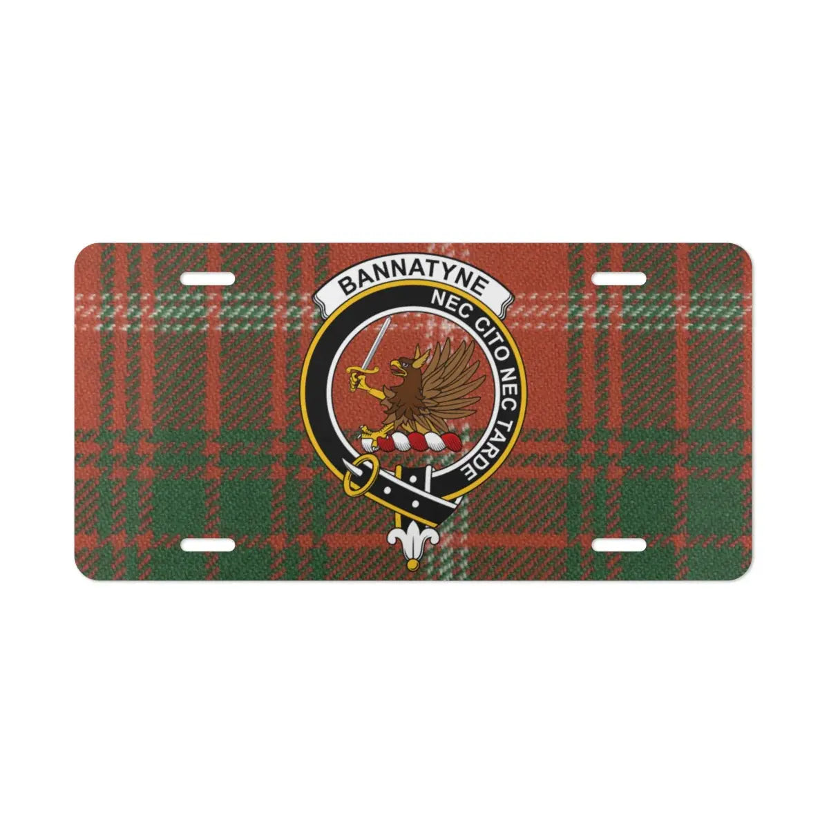 Bannatyne Nec Cito Nec Timide Tartan design product