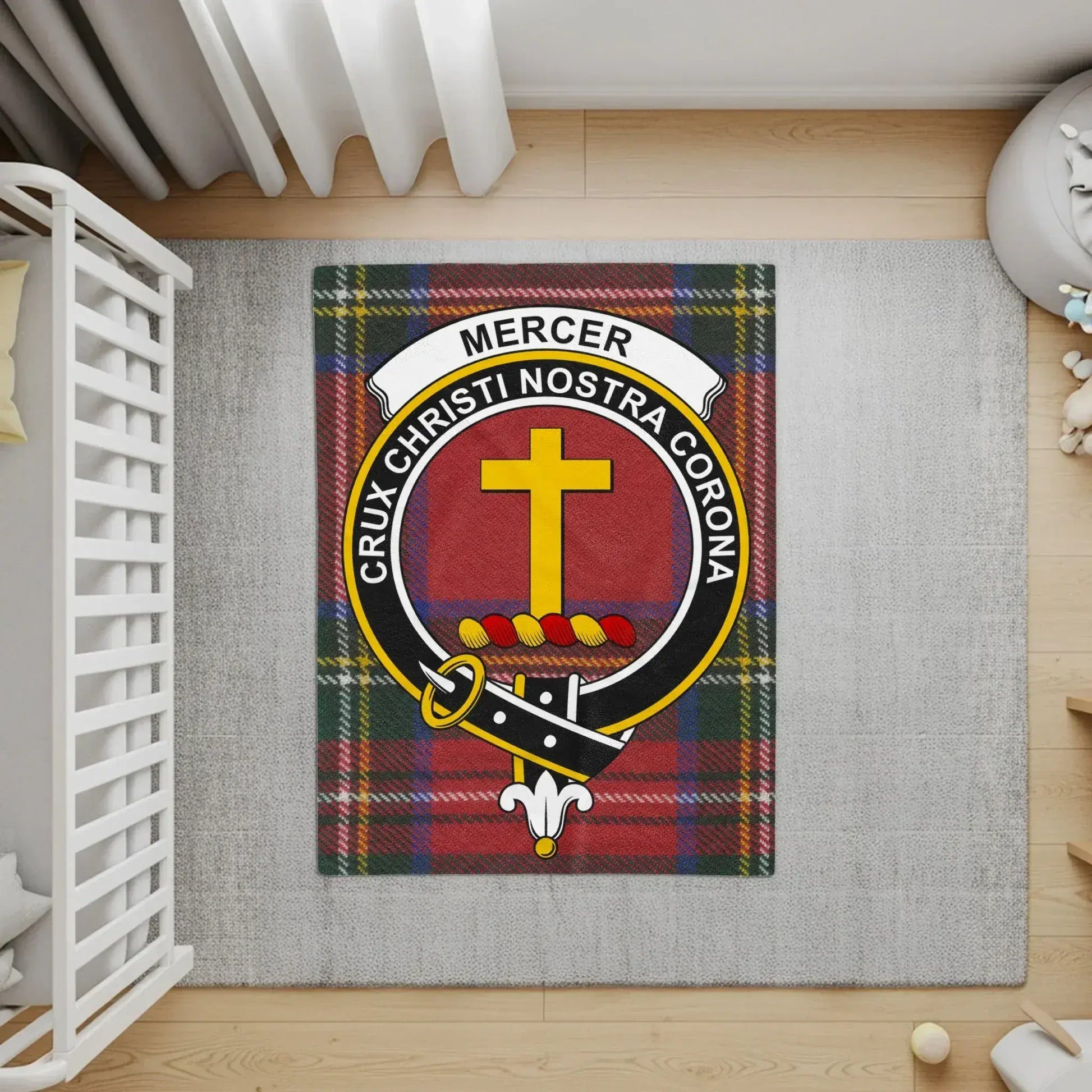 Mercer Crux Christi Nostra Corona Plaid Blanket product
