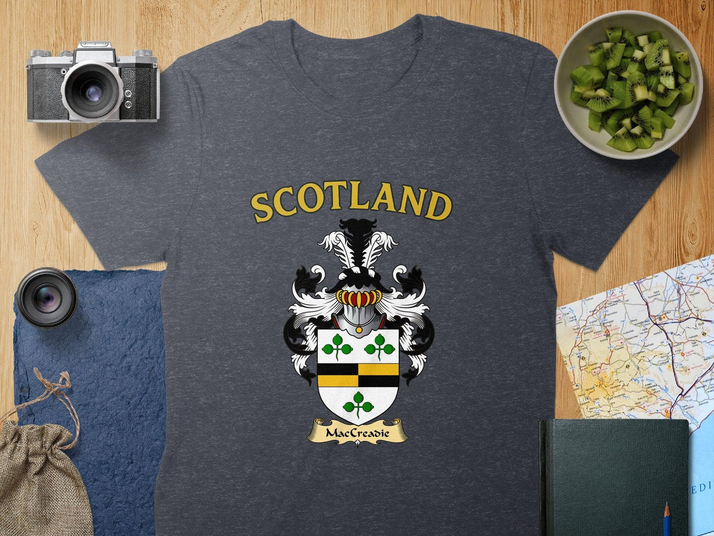 MacCreadie Clan Family Crest Scotland T-Shirts - Celtic Ancestry Gifts