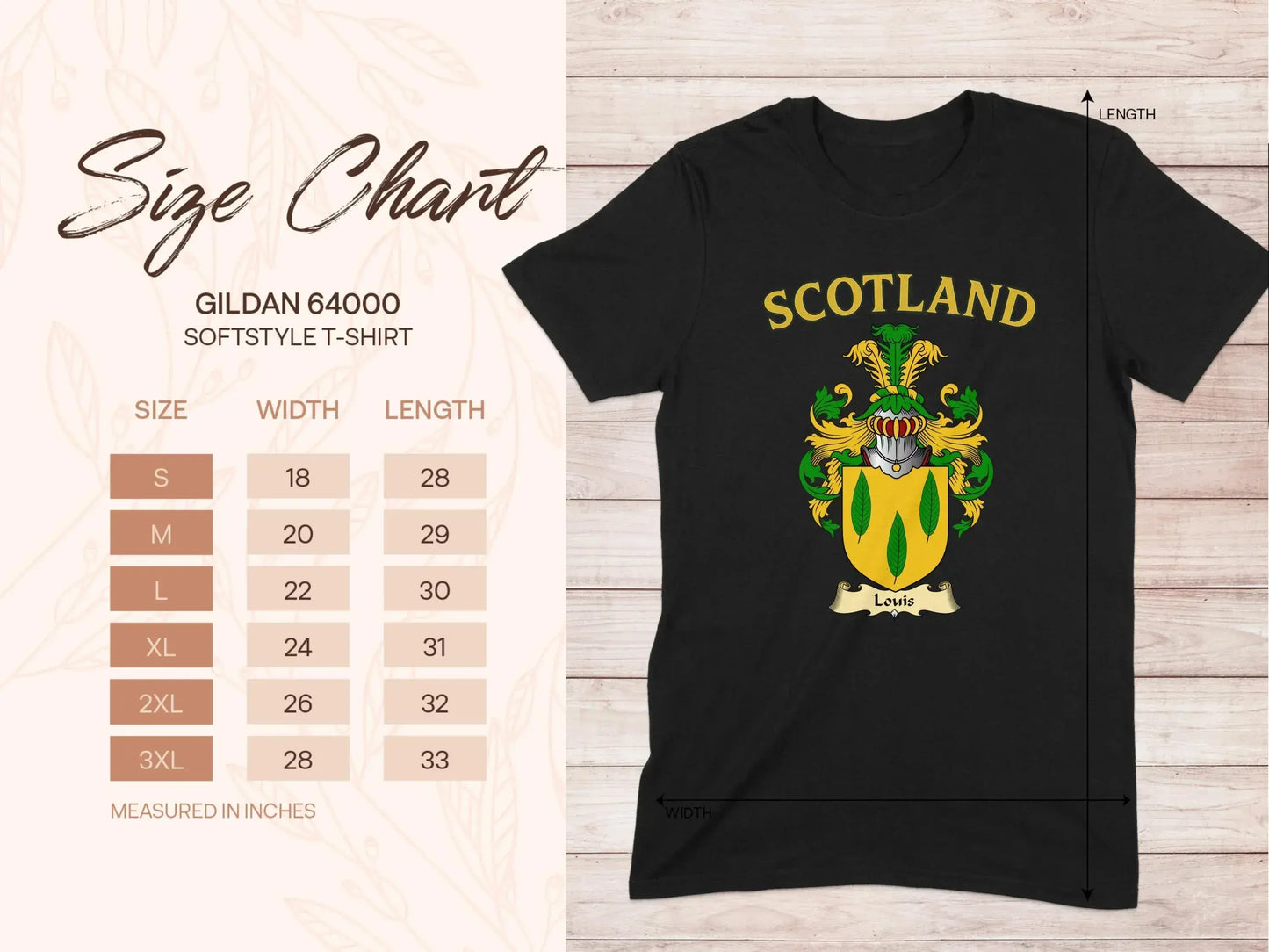 Scotland Crest Design on Softstyle T-Shirt product