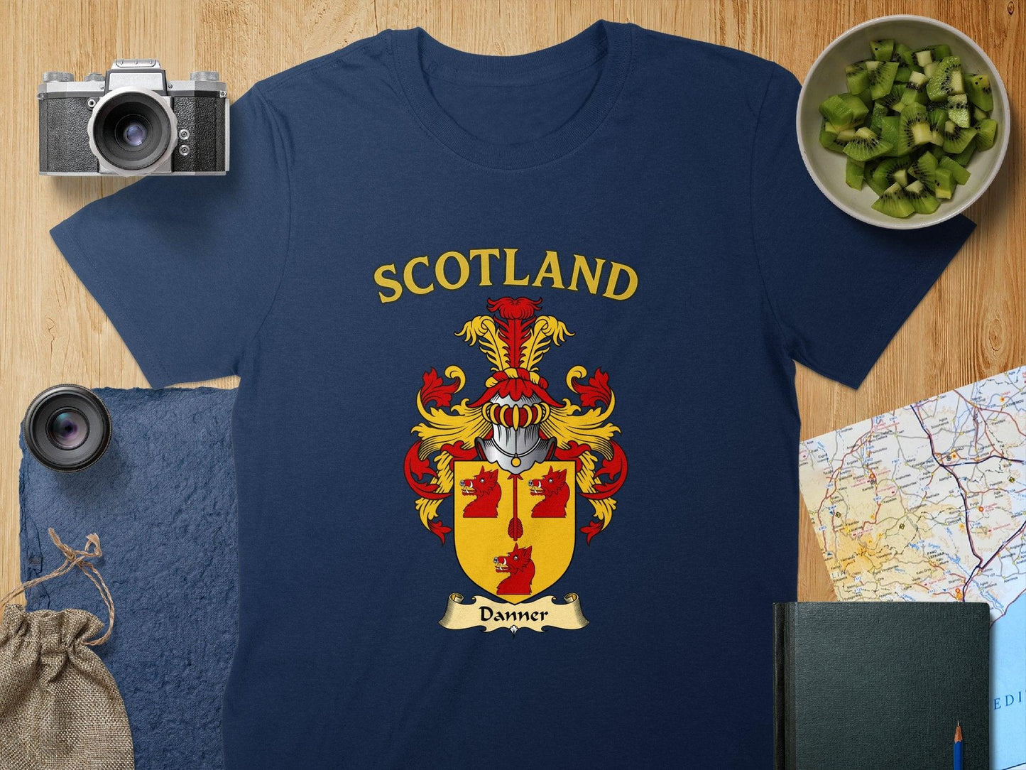 Scotland Banner Crest Graphic Print Shirt product type