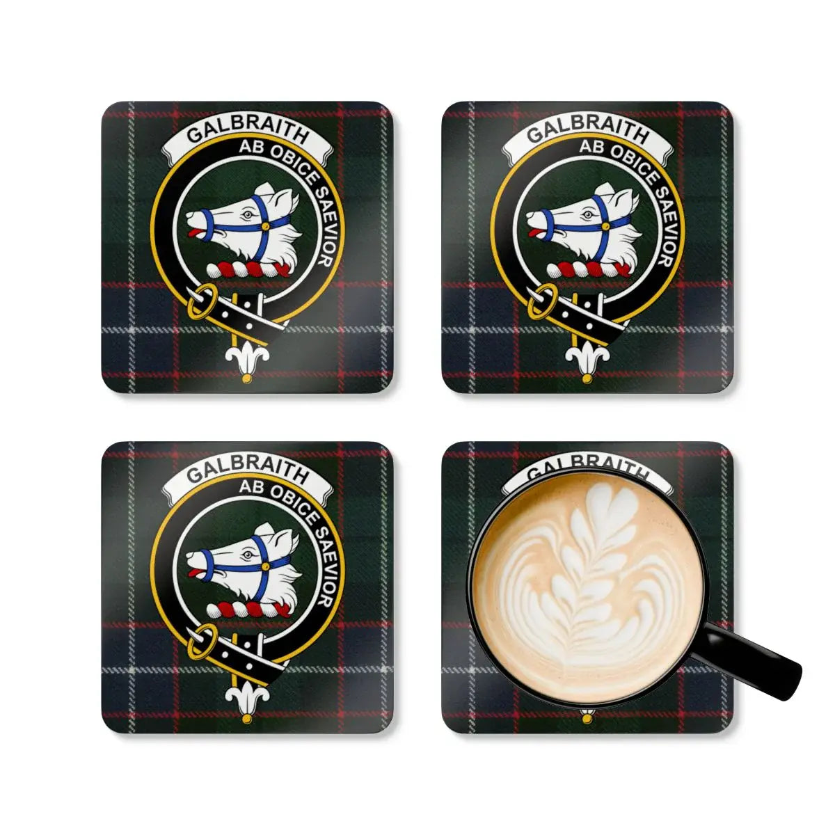 Galbraith Ab Obice Saevior Plaid Design Coaster product