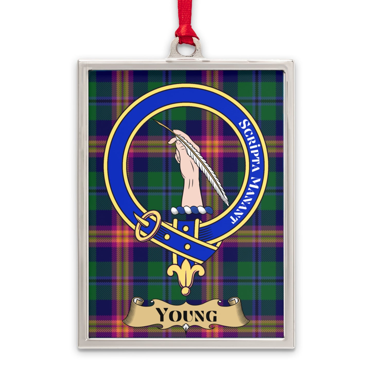 Scripta Manent Clan Crest Tartan Printed product