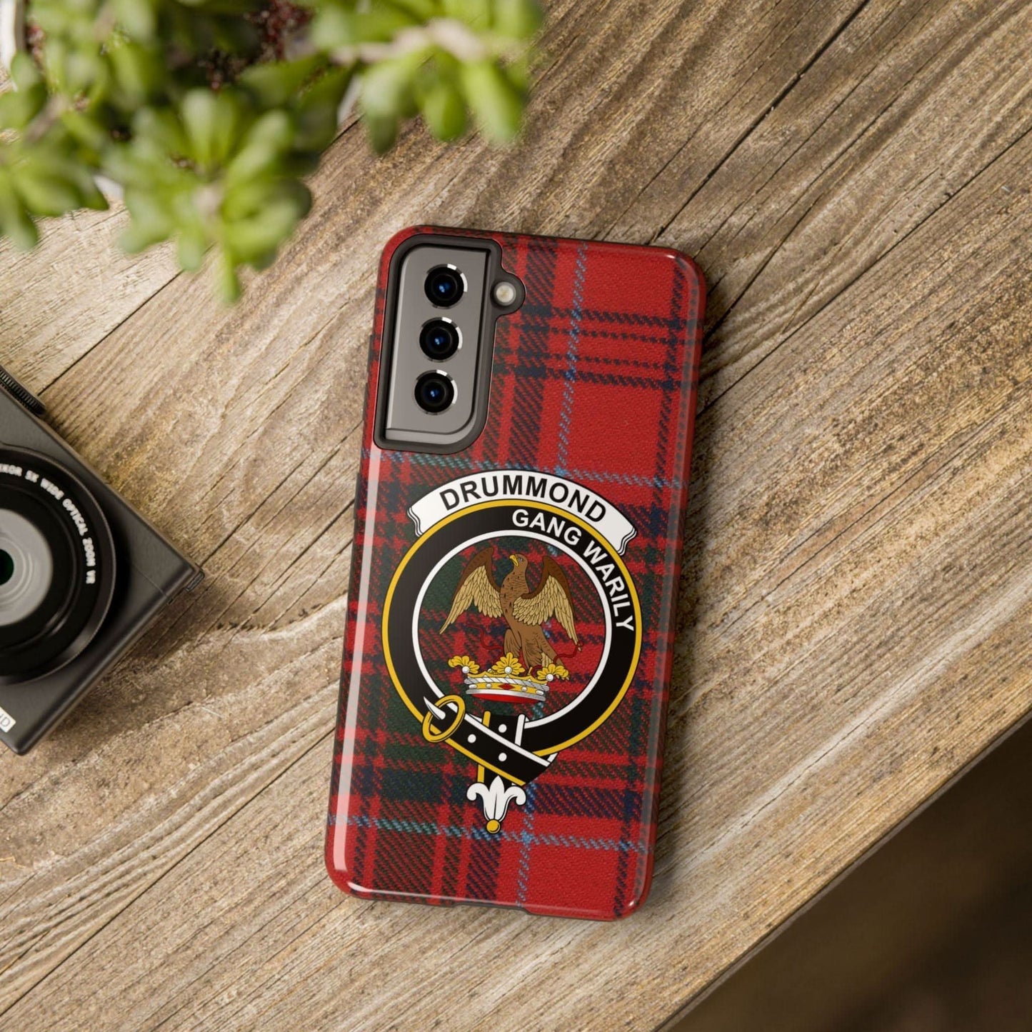 Drummond Clan Scottish Tartan Cell Phone Case - Celtic Ancestry Gifts