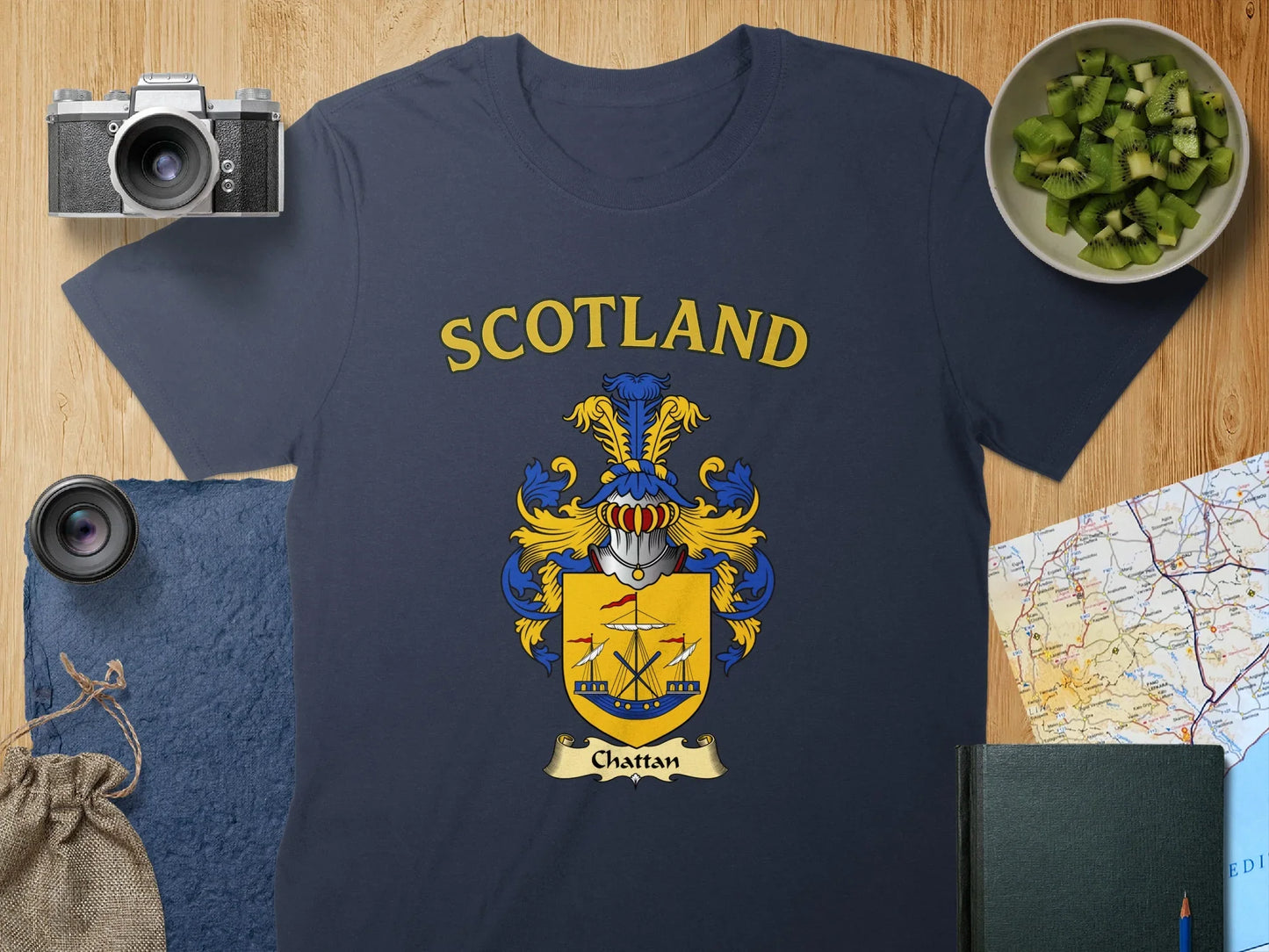 Scotland Chattan Graphic Shield Logo Tee product