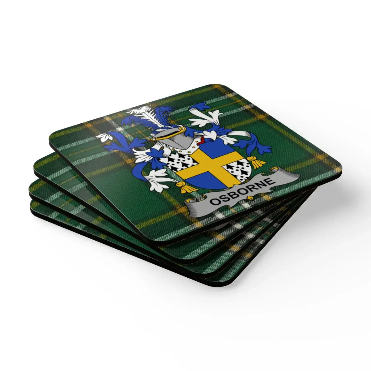 Osborne Family Crest Tartan Coasters product type