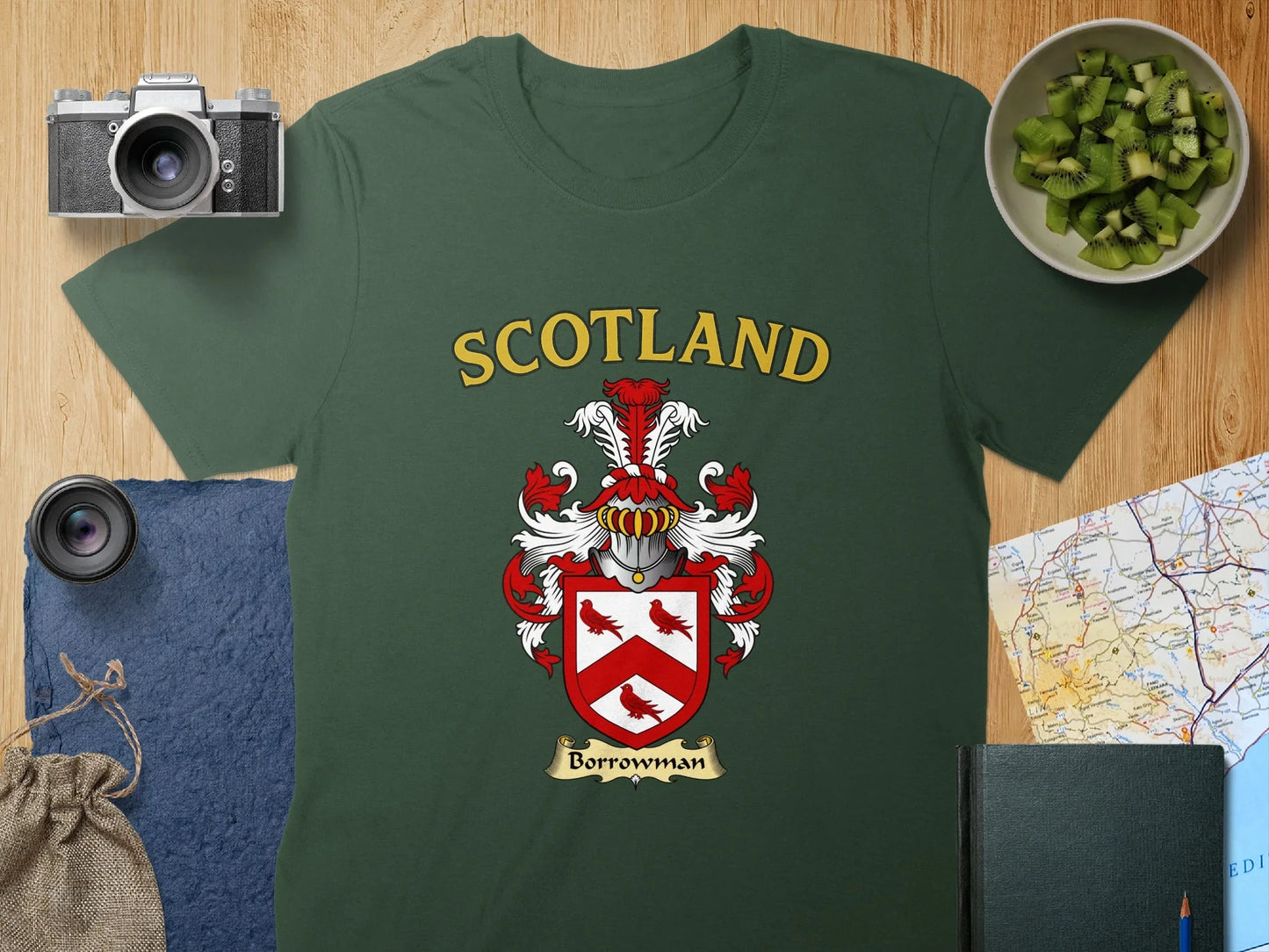Scotland Coat of Arms Design Graphic Tee shirt product