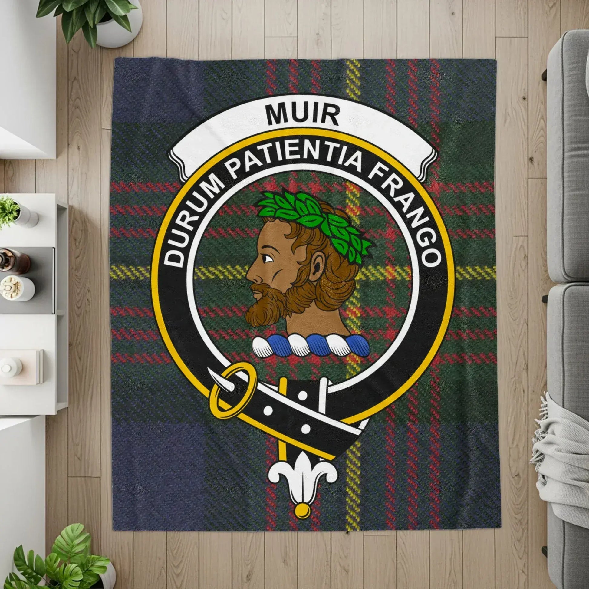Muir Durum Patientia Frango Clan Crest Blanket product