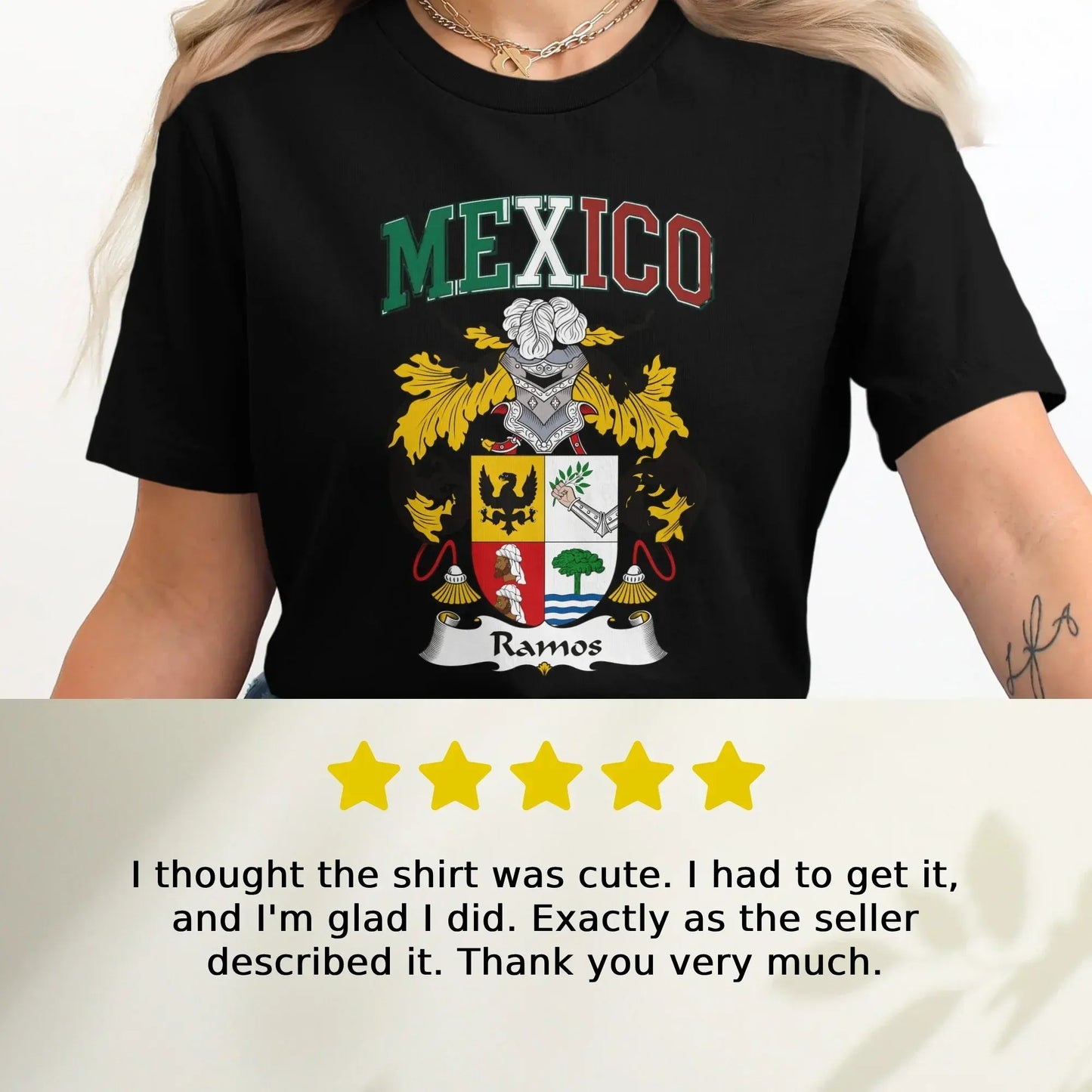 Mexico Ramos Crest Graphic Tee Shirt product