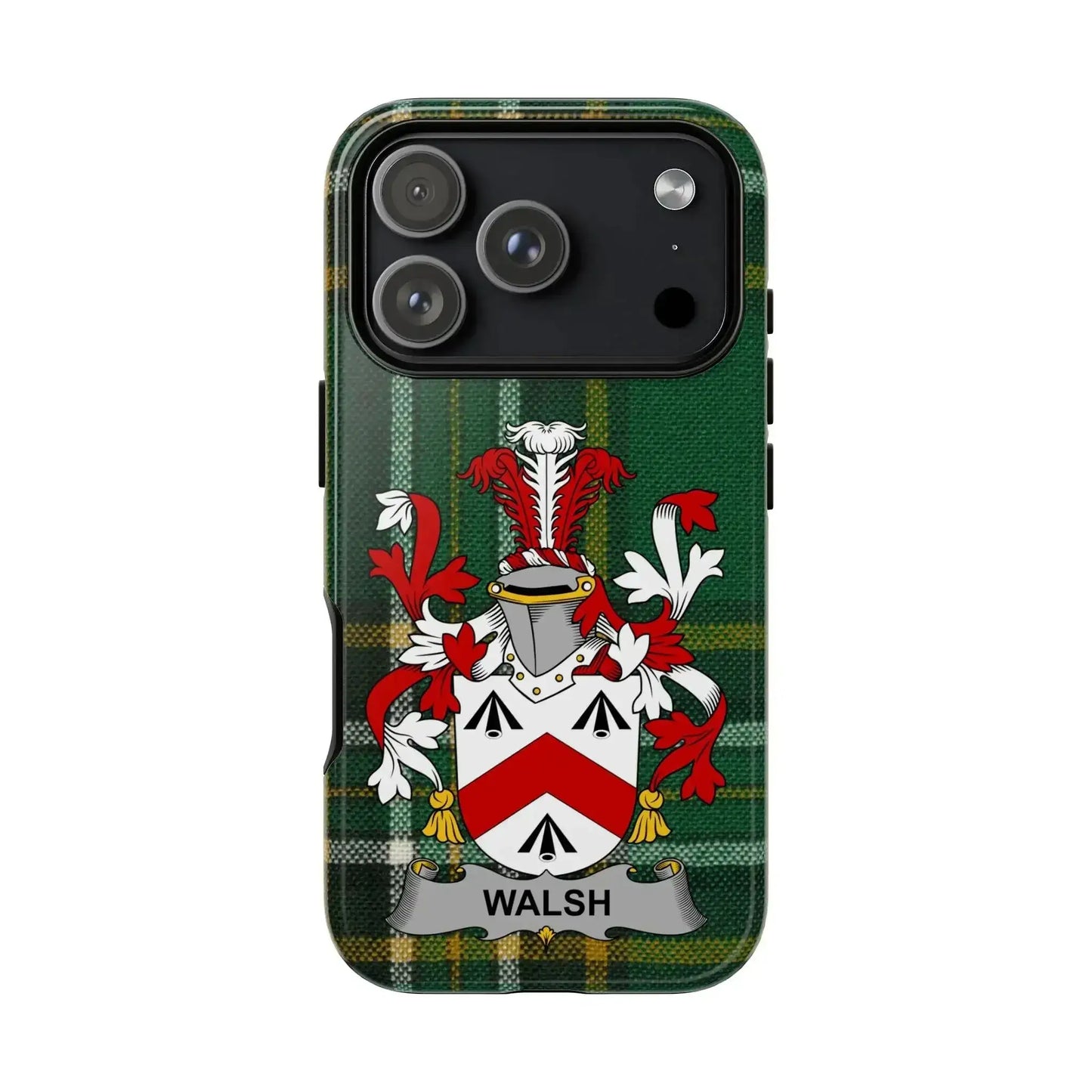 Choose Any Irish Surname Coat of Arms Tough Phone Case