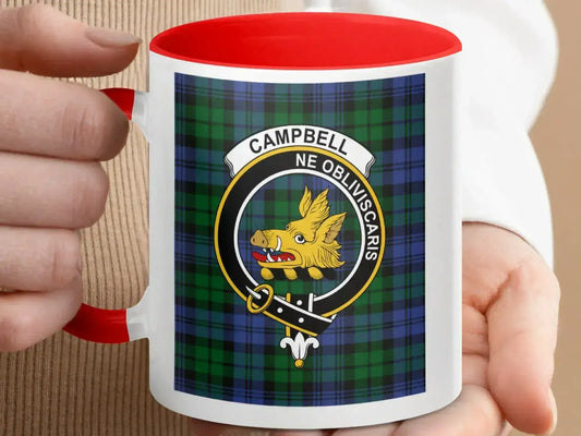 Campbell Clan Crest Tartan Ceramic Mug product
