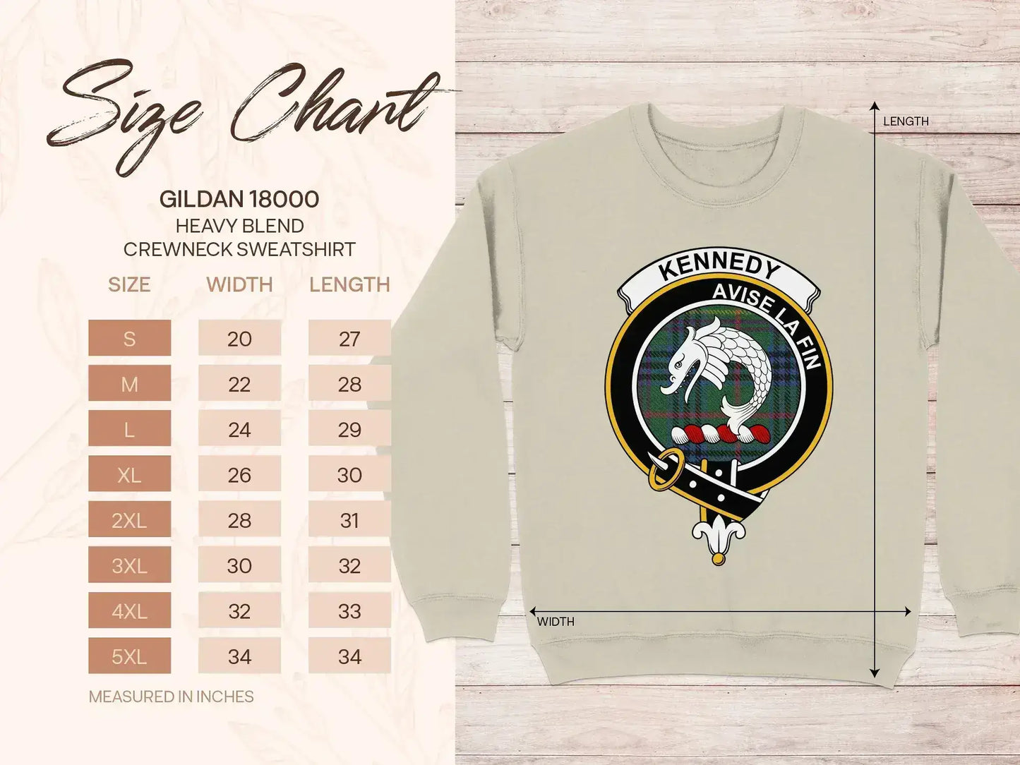 Kennedy Crest Heavy Blend Crewneck Sweatshirt product