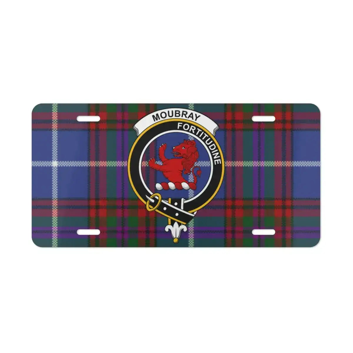 Stylish Moubrey Fortitudine Crest License Plate product