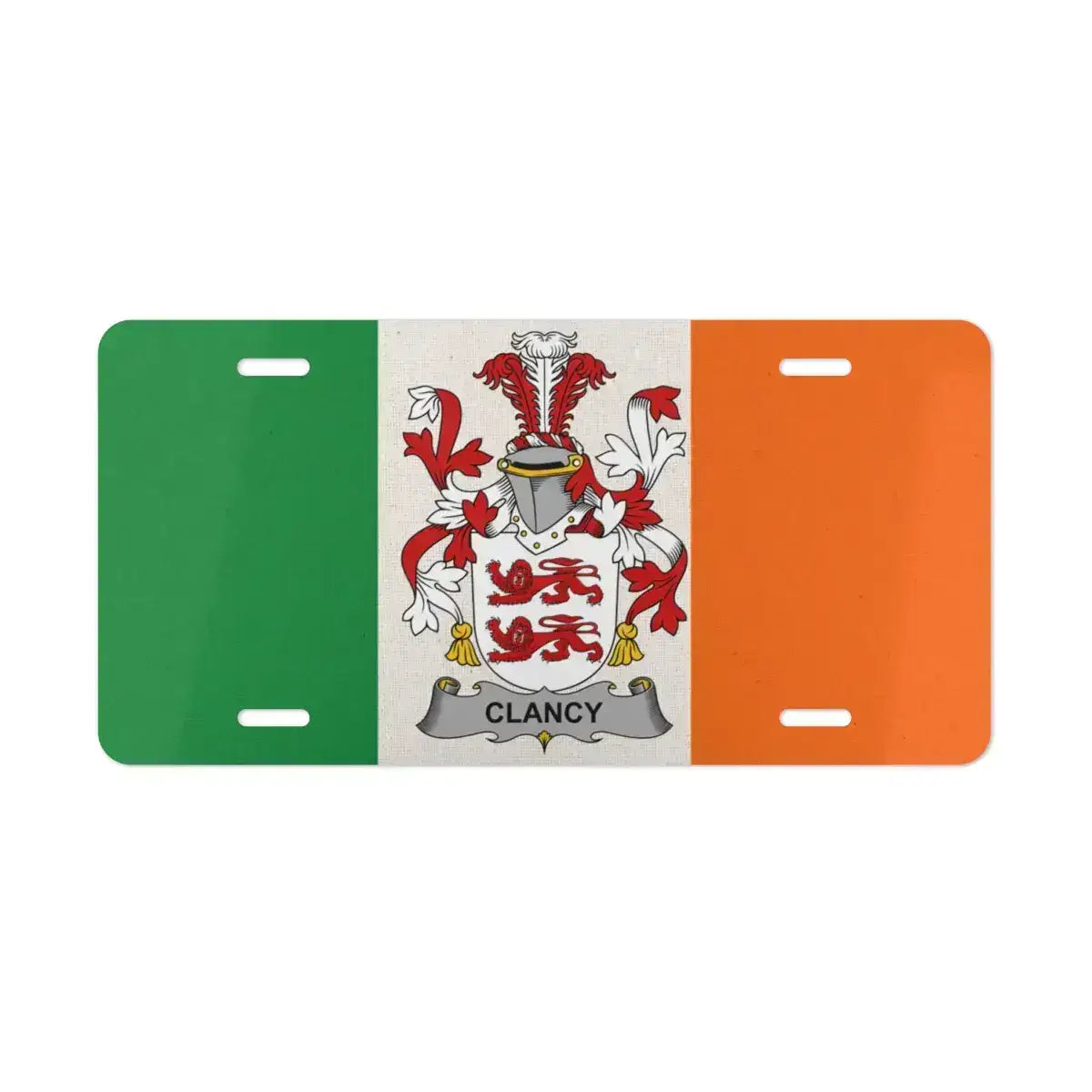 Coat of Arms on Irish Flag License Plate product