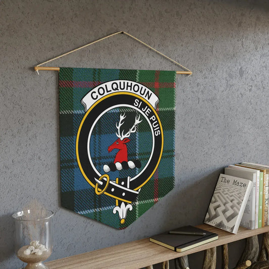 Colquhoun Crest Wall Hanging Tartan Decor Product