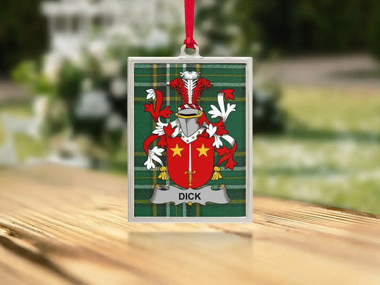 Family Crest Engraved Design Artwork Hanging Decoration product