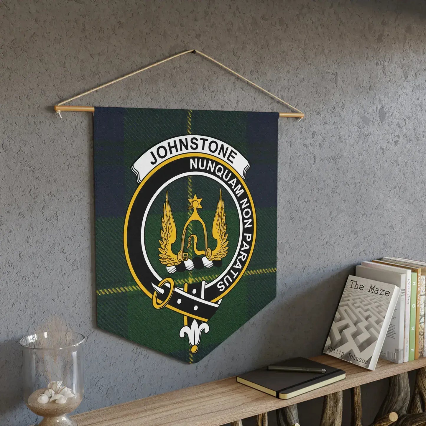 Johnstone Family Crest Wall Hanging Banner product